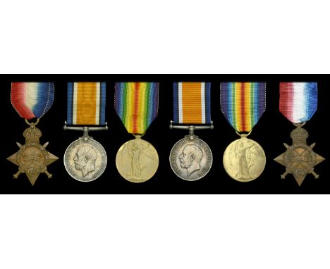 Three: Corporal W. G. Taylor, Royal Fusiliers 1914-15 Star (16678 Pte. W. G. Taylor. R. Fus.); British War and Victory Medals