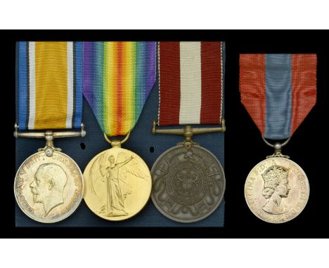 Family Group:  Three: Able Seaman F. W. E. Bullen, Royal Navy British War and Victory Medals (J. 83345 F. W. E. Bullen. A.B. 