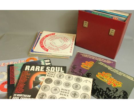 A collection of 37 Soul compilation LP records; including Detroit A-Go-Go, Atlantic is Soul, Chess Golden Decade Volume 8, Mo