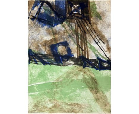 John-Franklin KOENIG (1924-2008). Sans titre, 1968. Lithographie en couleurs sur papier. Signée « J-F Koening »au crayon en b