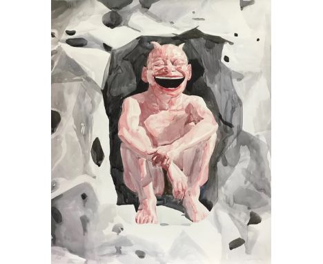 YUE MINJUN (Né en 1962) Untitled (Smile-ism No.26) (2006) Lithographie en couleur sur papier. Signée et numérotée . Edition à