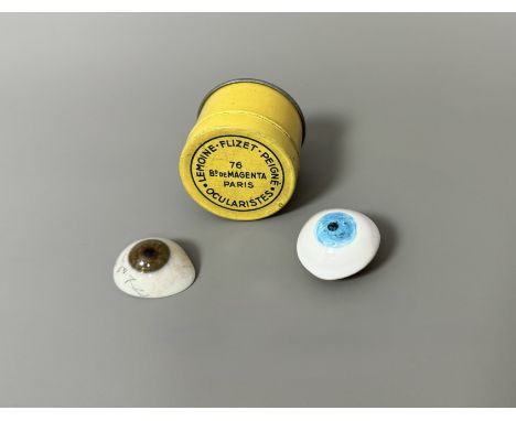 Salvador DALI (1904-1989) « Oeil ». 1967. Prototype signé et modèle d'œil exécuté pour la sculpture finale du Cyclope. Prothè