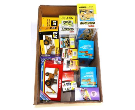 Modern Diecast A Collection Of Construction Vehicles including Joal Komatsu PC400 LC5, Euclid R85B; Ertl Caterpillar D10N Tra