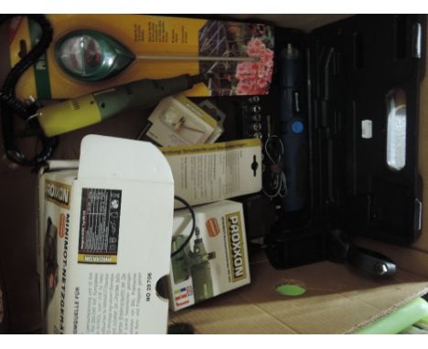 A selection of small electric tools