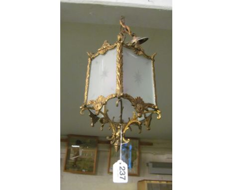 Two lantern lights