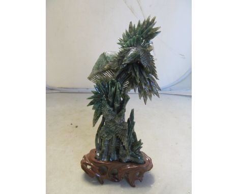 A modern jade effect ornament