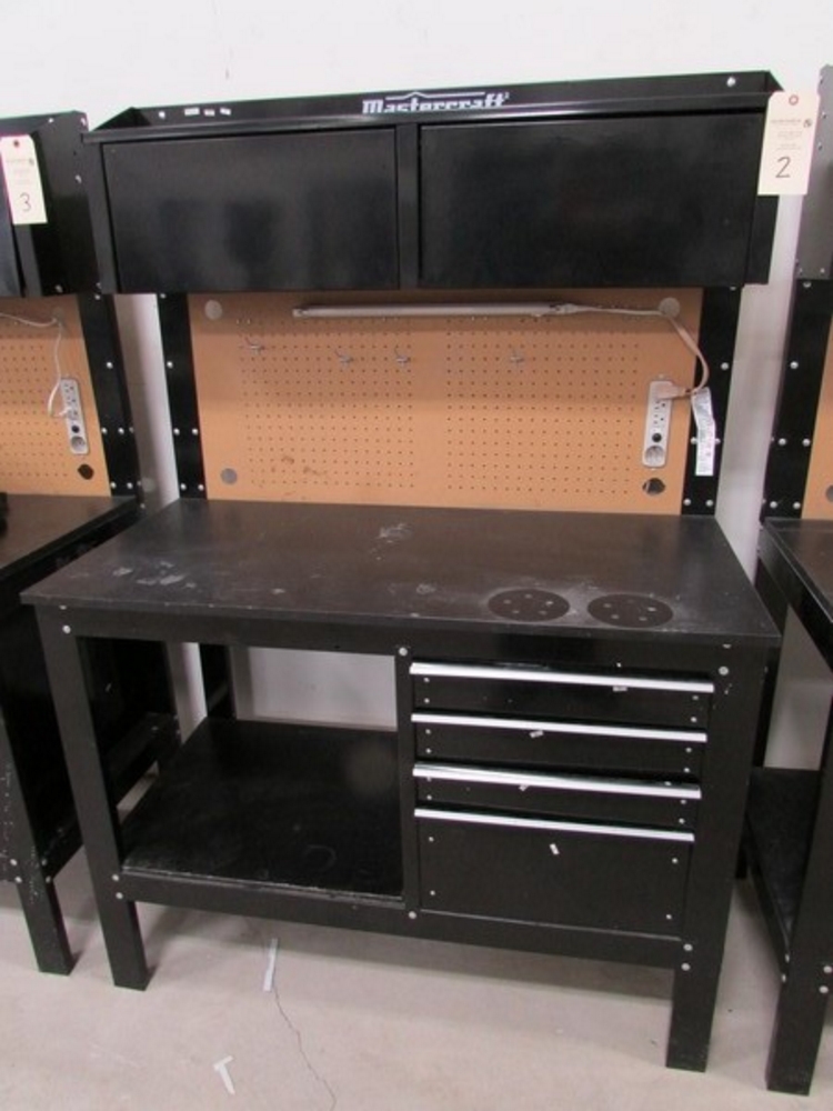MASTERCRAFT workbench/workstation 23'' x 47.5'' x 36.3 high, overall