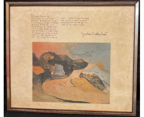 After Graham Sutherland, Pembrokeshire Coastline, published by Wales Gas, with permission of the Picton Castle Trust, lithogr
