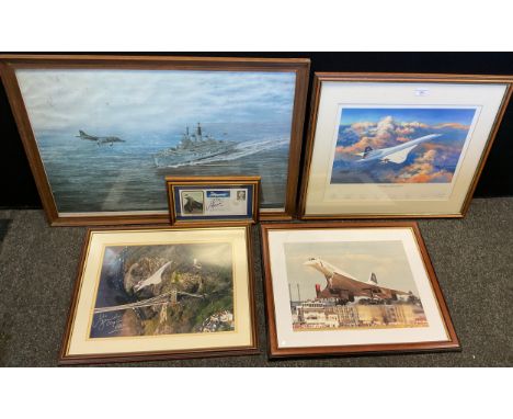 Pictures and prints - Concorde interest - Timothy O’Brien, by and after, ‘Concorde, Simply the Best’, limited edition lithogr