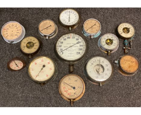 Steam Engine and Engineering interest - A late 19th, early 20th century Pressure Gauge by Schäffer &amp; Budenberg, Mancheste