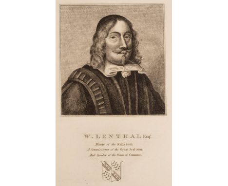 English School, 18th Century/Portrait of William Lenthall/the Master of the Rolls, Commissioner of the Great Seal and Speaker