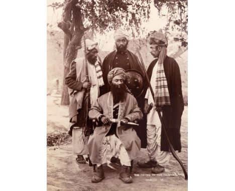 The Tribes on Our Frontier, Orakzai 12/circa 1900, inscribed/mounted silver gelatin print, 21cm x 15.5cm CONDITION REPORT: Co