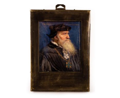 M E Hawkley/Portrait Miniature of a Gentleman/signed and dated, 1899/oil on ivory/see illustration CONDITION REPORT: The Mini