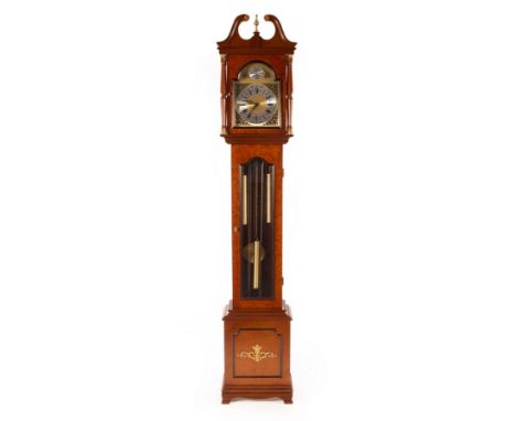 A reproduction longcase clock, 210cm high/Provenance: Tidenham Manor CONDITION REPORT: Condition information is not usually p