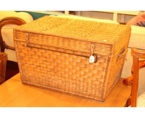 Large wicker trunk