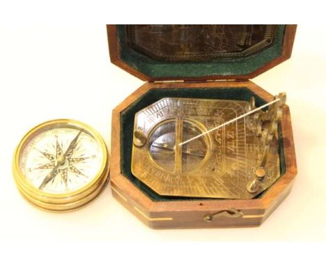 Compass and sundial