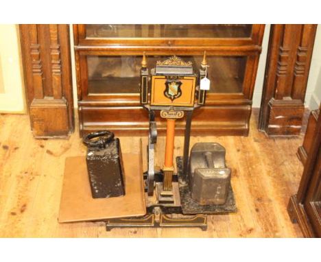 Large set of vegetable scales with 50 + 56 lb weights