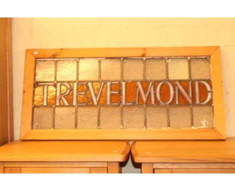 Stained glass and leaded light 'Trevelmond'