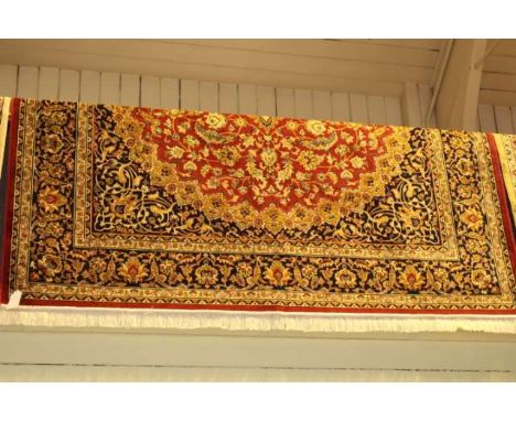 Red ground Keshan carpet 2.80 x 2.00