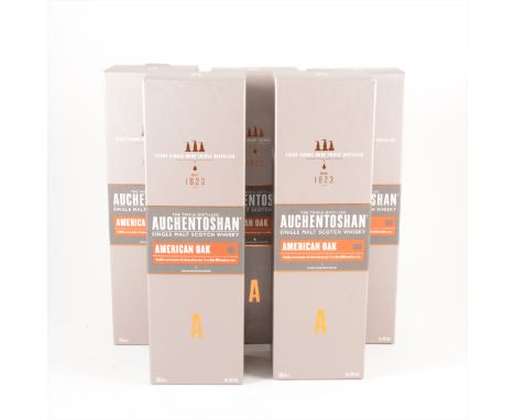 AUCHENTOSHAN - American Oak, single malt Scotch whisky, 70cl, 40% vol, in cartons, five bottles. (Qty: 5)