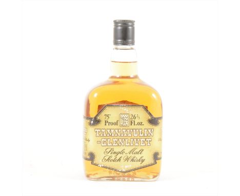 TAMNAVULIN-GLENLIVET - 1970s bottling, single malt Scotch whisky, 26 2/3 fl. oz., 75º Proof.