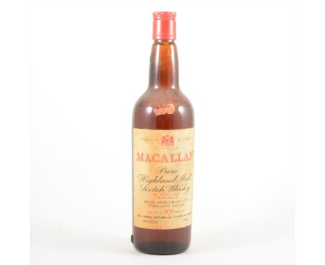 MACALLAN - 10 year old - circa 1970, Highland single malt Scotch whisky, bottled by Hall &amp; Bramley Ltd, Glasgow and Liver