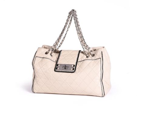 Chanel Mademoiselle Lock Front East West Tote