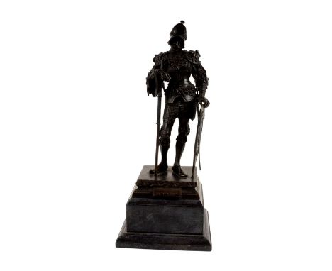 Figure in style of Theodoric the Great, King of the Ostrogoths, by Peter Vischer the Elder, 1512-13, from the monument of Emp