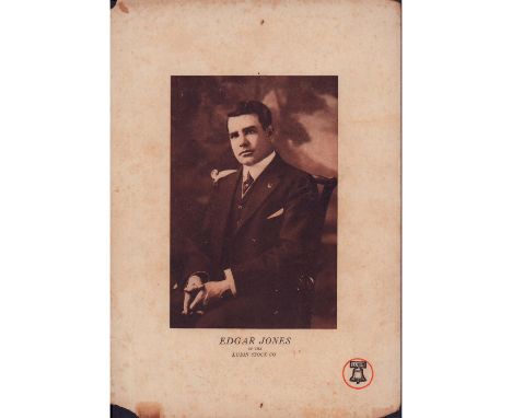 Portrait of Edgar Jones of Lubin Manufacturing Company, one of the largest motion picture production companies in the world.F