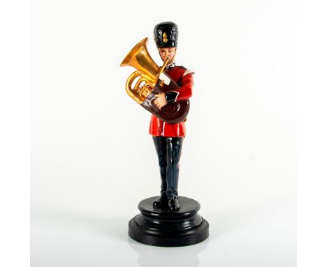 A British military figure of a tuba player and titled Royal Fusiliers.Marked with Michael Sutty backstop and model no. 56 The