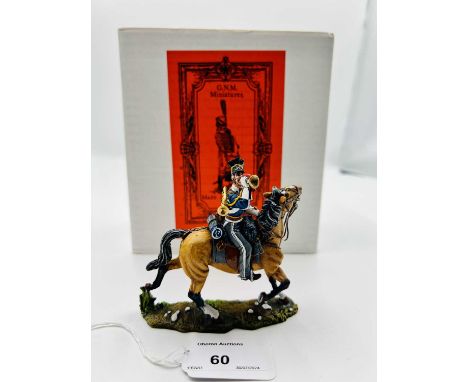 GNM MINIATURES CRIMEA SERIES - Model No. 113 - The Light Brigade, comprising: A British 17th Lancer Trumpeter. Mastered, Cast