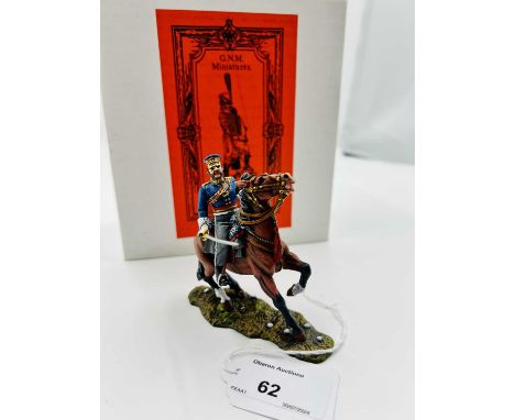 GNM MINIATURES CRIMEA SERIES - Model No. 117 - The Light Brigade, comprising: A British 17th Lancer Officer with Sabre at the