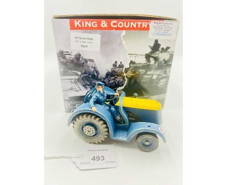 King &amp; Country - Air Force Series, comprising: Set RAF045 - David Brown RAF Airfield Tractor with WRAF Driver. Mint, cont