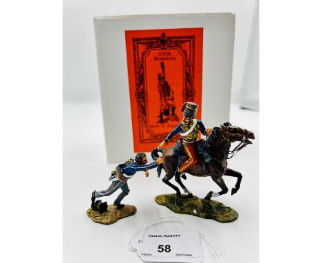 GNM MINIATURES CRIMEA SERIES - Model No. 110 - The Light Brigade, comprising: A Dismounted British 17th Lancer Trooper Being 