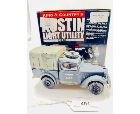 King &amp; Country - Air Force Series, comprising: Set RAF026 - Austin Light Utility [RAF version]. Mint, contained in a near