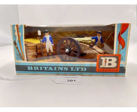Britains - Gun Models Series - Set 9737 [1971-72] - Gun of the Revolution, comprising: 18th Century Field-Piece with Ammuniti