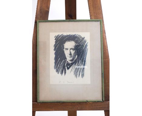 R G Eves, Portrait of H B Irving, print, Sight, 27cm x 21.5cm