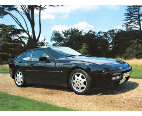 A 1989 Porsche 944 S2 3.0 16V,  registration number F873 NVE, gloss black, Category C insurance loss. Our vendor, a well-know