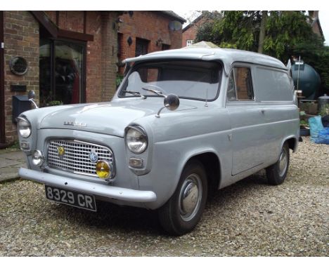 A 1960 Ford Thames 100E 5 CWT van, registration number 8329 CR, chassis number 100E/864178, engine number 100E/86478, grey. M