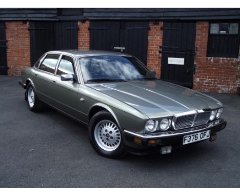 A 1989 Jaguar XJ6 3.6 litre automatic saloon, registration number F376 OFJ, chassis number SAJJFALH3AA585541, engine number 9