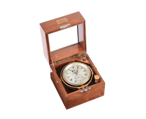 MAHOGANY CASED SHIP'S CHRONOMETER BY THOMAS MERCER.