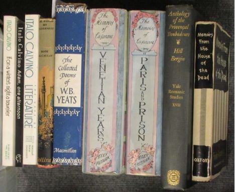 A collection of literature to include works by Rose Macaulay, Memoirs of Giacomo Casanova translated by Arthur Machen (Volume