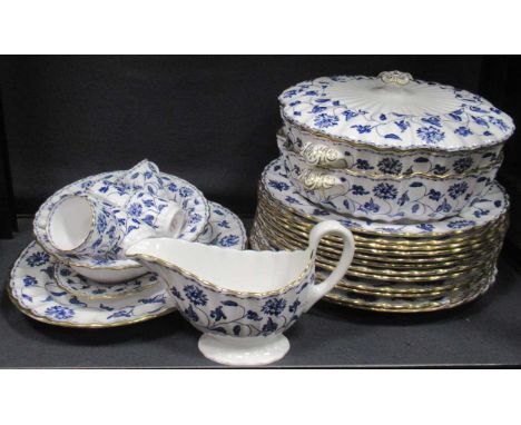 A Spode Blue Colonel pattern dinner serviceIn generally good dontition consistent with low useageTwo large tureeens (only one