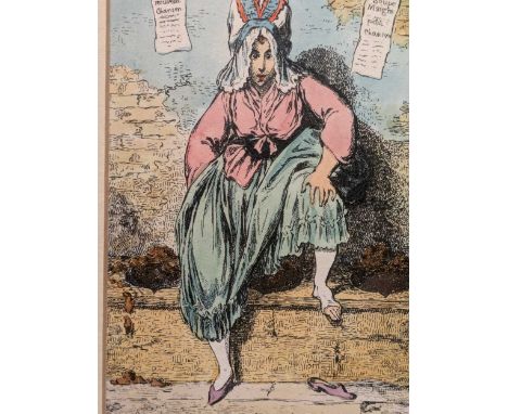 After James Gillray (British. 1756-1815) Four prints from the National Conveniences series; to include Scotch, English, Frenc
