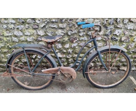 A vintage Goodyear 'Wings' ladies bicycle. 