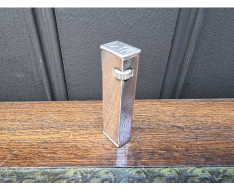 A vintage Dunhill for Cartier tallboy lighter,&nbsp;6.5cm high. 