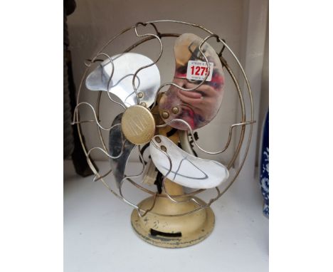 A vintage Limit table fan. 