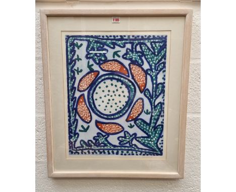 Nancy Gaymala Yunupingu, untitled, signed and numbered 11/99, colour lithograph, Pl.50 x 40cm. 