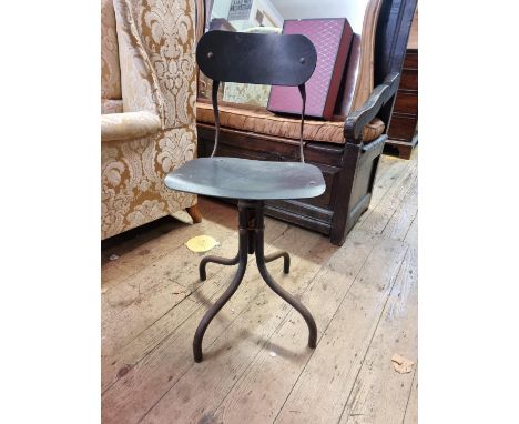 A vintage Tan-Sad industrial chair.&nbsp; 
