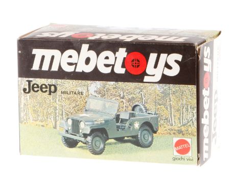 Mattel Militär-Jeep 7687, Maßstab 1:25, im leicht besch. OK, Alterungsspuren